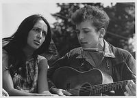 Joan Baez and Bob Dylan