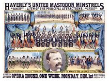 Poster of J. H. Haverly's United Mastodon Minstrels