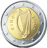 The Irish  2.00 coin