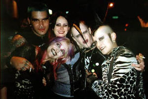 Dinah Cancer and other Deathrockers at Release the Bats.