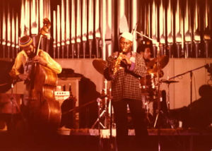 Reggie Workman, Pharaoh Sanders, and Idris Muhammad, c. 1978