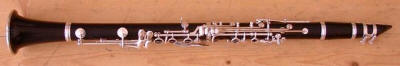 A concert B♭ Clarinet (Boehm system)