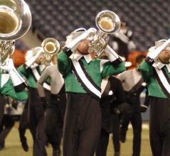 The Cavaliers Drum and Bugle Corps, a DCI Division I corps from Rosemont, Illinois.