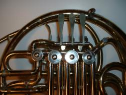 The valves of a Kruspe-style double horn