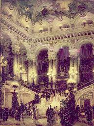 The foyer of Charles Garnier's Opra, Paris, opened 1875.