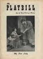 My Fair Lady Playbill with Julie Andrews and Rex Harrison