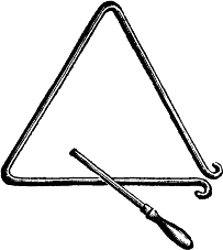 An old-fashioned triangle