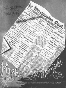 The famous 6/8 march, "The Washington Post" by Sousa. Its writing coincided with the two-step dance craze, making it extemely popular due to its dance-like sound